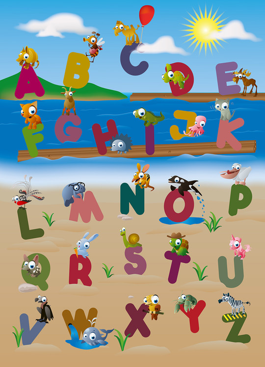 Фототапет ANIMAL ALPHABET