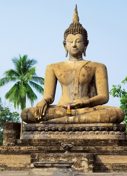 Фотошпалери SUKHOTHAI, wat sra sri temple