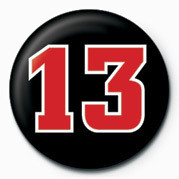 Značka 13 NUMBER