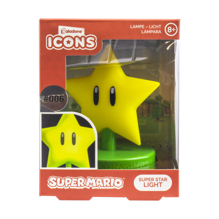 Figura Luminosa Super Mario - Super Star