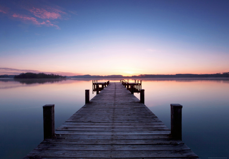 Wall Mural PIER AT SUNRISE