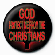 Merkki GOD PROTECT ME FROM THE CH