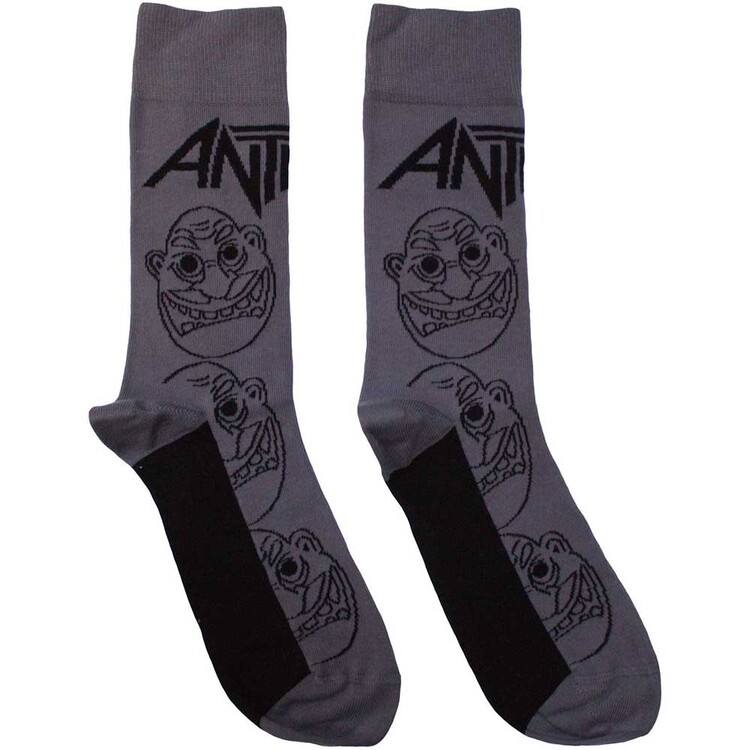 Meias Anthrax - Faces Pattern Mono