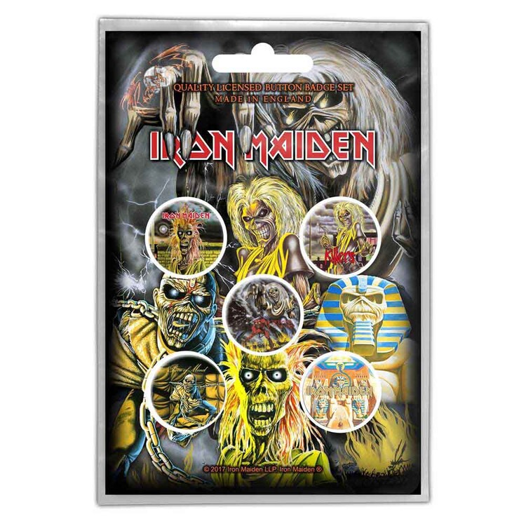 Σετ κονκάρδες Iron Maiden - Early Albums