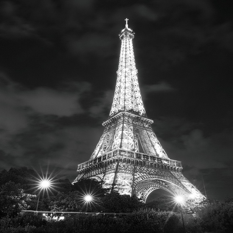 Картина у склі Paris - Eiffel Tower at Night