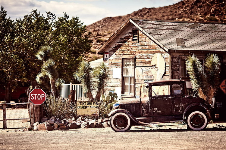 Картина у склі Cars - Old car