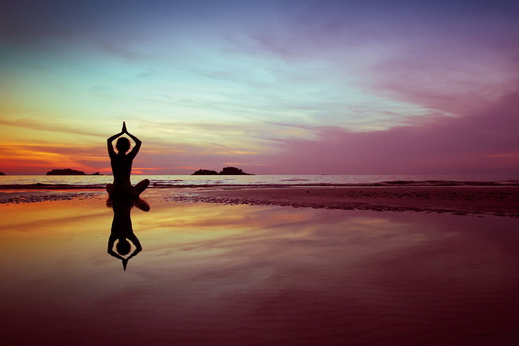 Картина у склі Yoga - Serenity