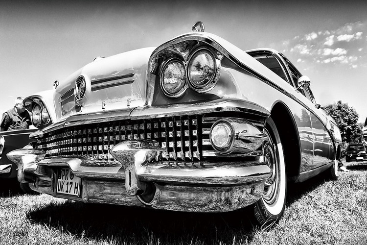 Γυάλινη τέχνη Cars - Retro Cadillac
