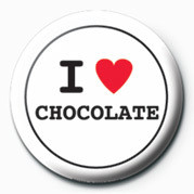 Bedž I LOVE CHOCOLATE