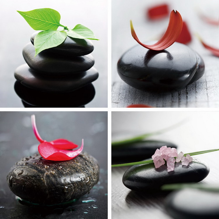 Glass Art Colorful Zen
