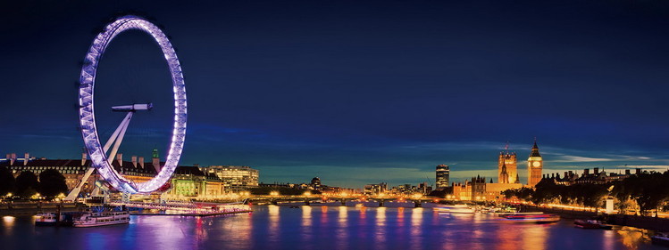 Картина у склі London - London Eye