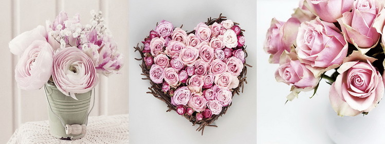 Картина у склі Pink World - Pink Roses