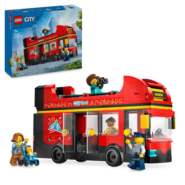 LEGO Lego - City - Red Double Decker Sightseeing Bus 60407