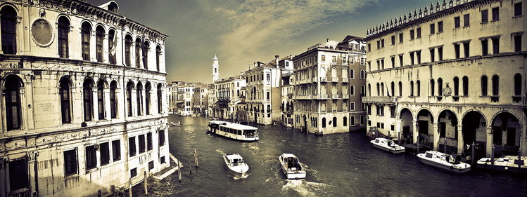 Картина у склі Venice - Venice in Shadow