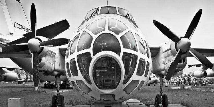 Γυάλινη τέχνη Plane - Cockpit