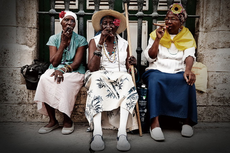 Γυάλινη τέχνη People in the Street
