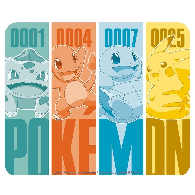 Mouse pad Pokemon - Kanto Starters