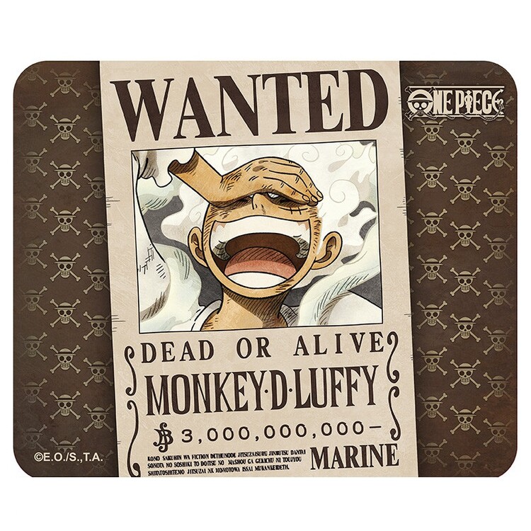 Mouse pad One Piece - Wanted Luffy