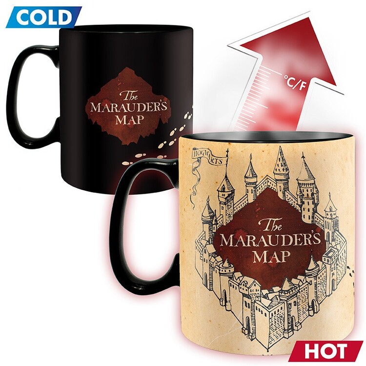 Κούπα αλλαγής θερμότητας Harry Potter - Marauder's Map