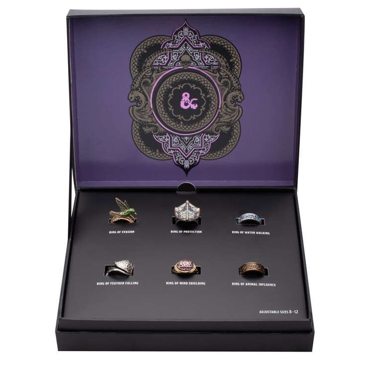 Replica Dungeons & Dragons - Spells Rings
