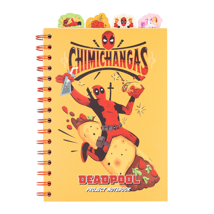 Notebook Deadpool - Chemichangas