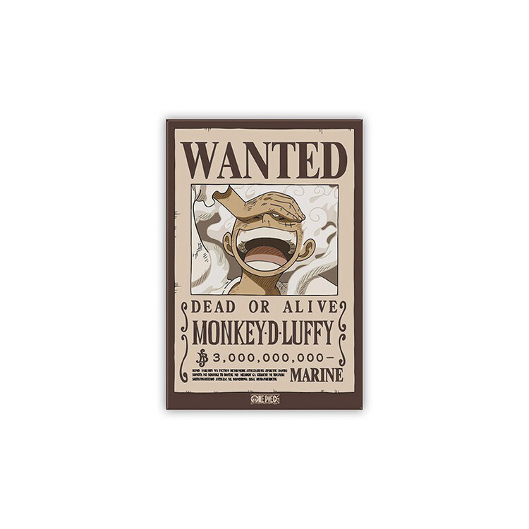 Μαγνητάκι One Piece - Wanted Luffy