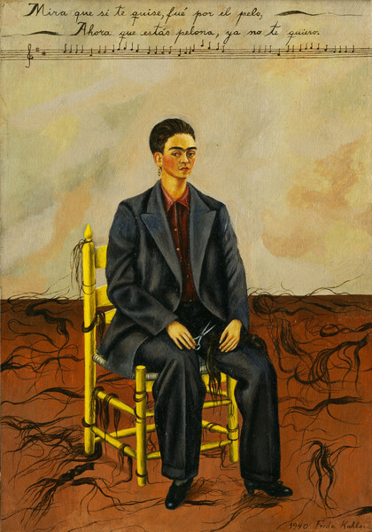 Плакат Self Portrait with Cropped Hair, 1940