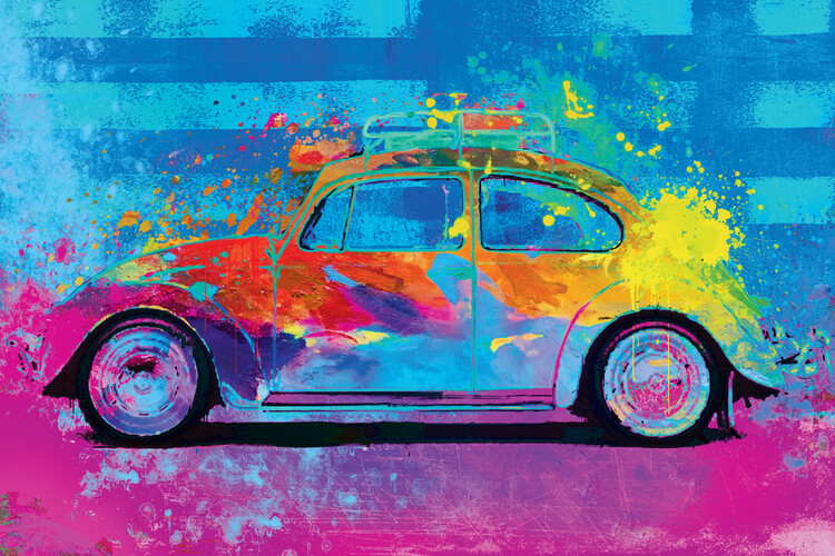 Плакат Splash Buggy Beetle