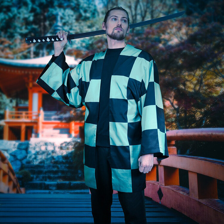 Roupas Capa Demon Slayer - Tanjiro’s Haori