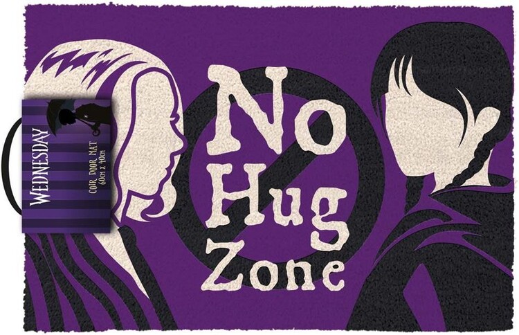 Πατάκι πόρτας Wednesday - No Hug Zone