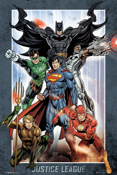 Плакат DC Comics - Justice League Group