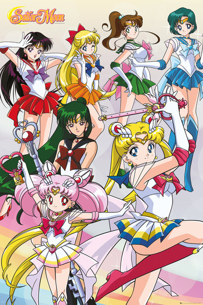 Poster Sailor Moon - Team
