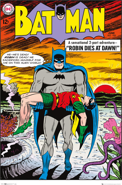 Poster Batman Comic - Robin Dies at Dawn