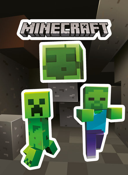 Stickers Minecraft - Creepers