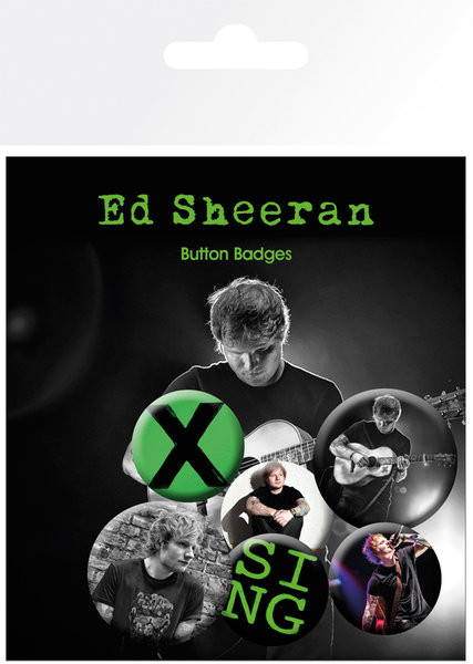 Badge set Ed Sheeran - Singer