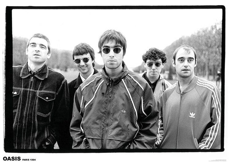 Плакат Oasis - Paris 1994