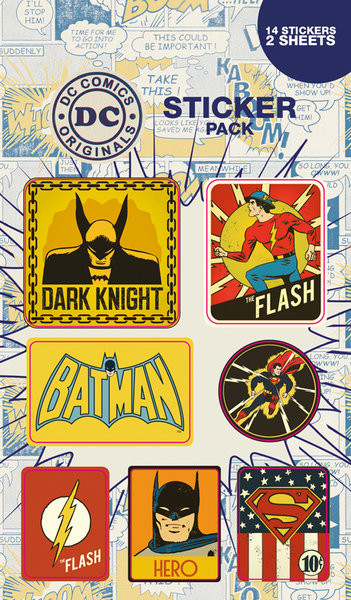 Stickers DC Comics - Retro