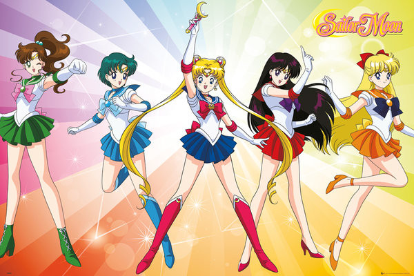 Poster Sailor Moon - Rainbow