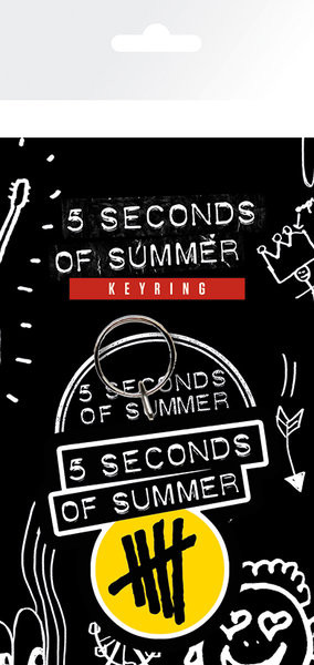 Μπρελόκ 5 Seconds of Summer - Yellow Logo