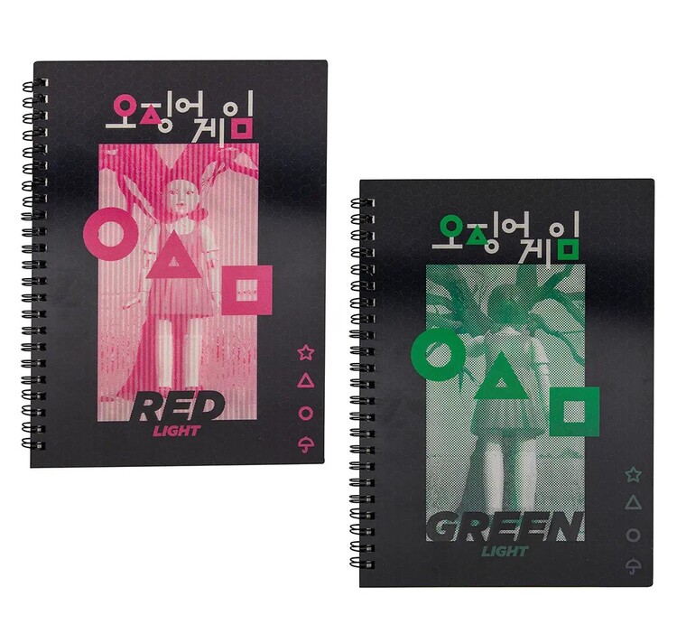 Σημειωματάριο Squid Game - Red Light, Green Light