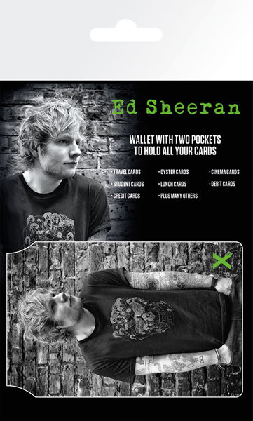 Card holder Ed Sheeran - Skull