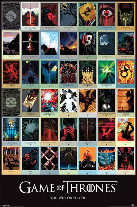 Плакат Game Of Thrones - Episodes