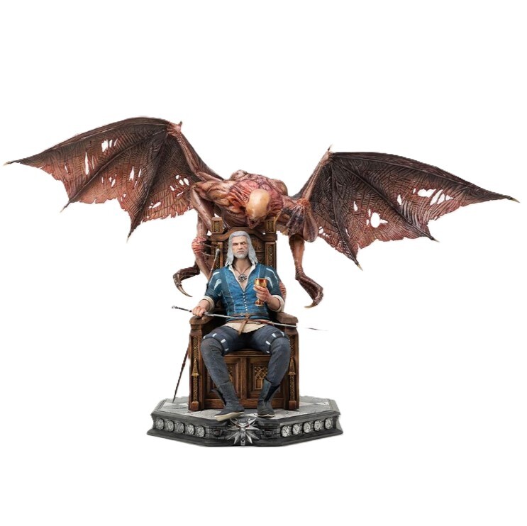 Φιγούρα PureArts The Witcher 3: Wild Hunt - Geralt Deluxe Limited Edition Statue 1/4 Scale