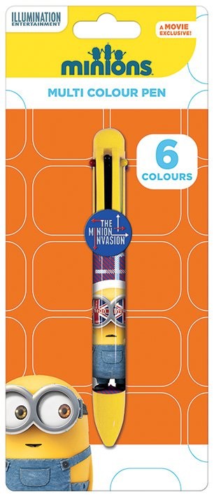 Γραφικές ύλες Minions (Despicable Me) - British Multi Coloured Pen