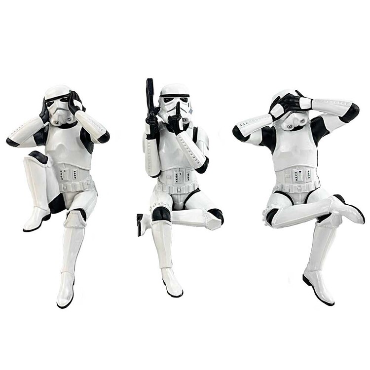 Hahmo Stormtrooper - Three Wise Sitting
