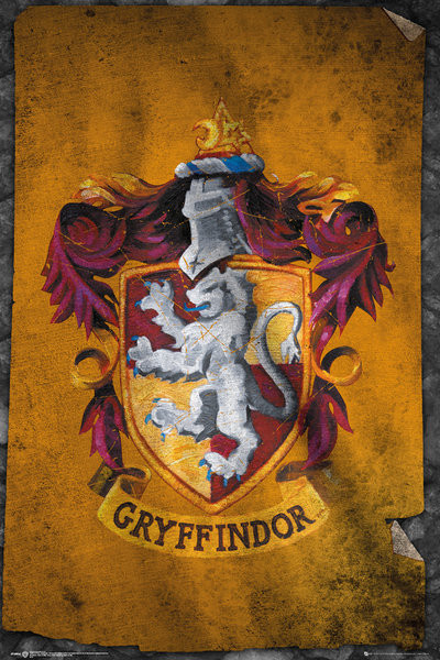 Poster Harry Potter - Gryffindor Flag
