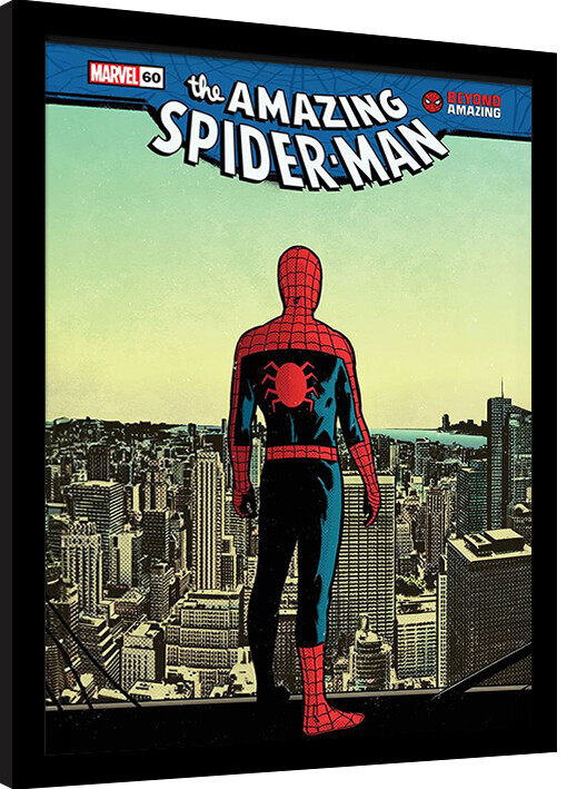 Κορνιζαρισμένη αφίσα Spider-Man - Skyline