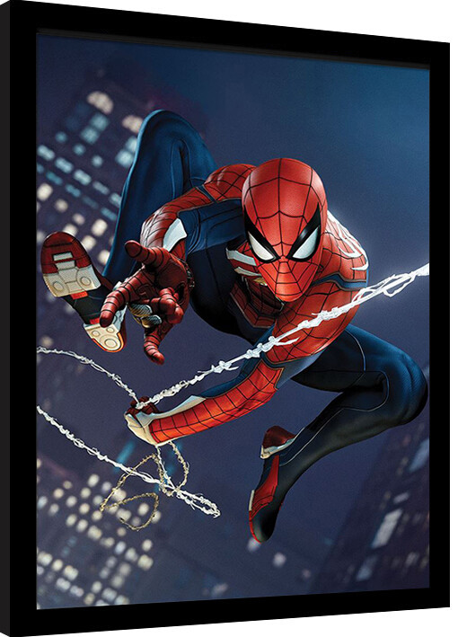 Kehystetty juliste Spider-Man - Night