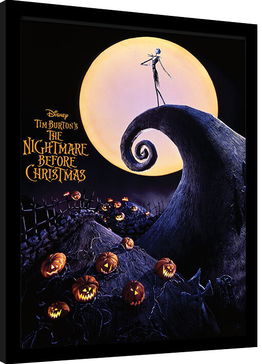 Poster emoldurado Nightmare Before Christmas - Poster Art