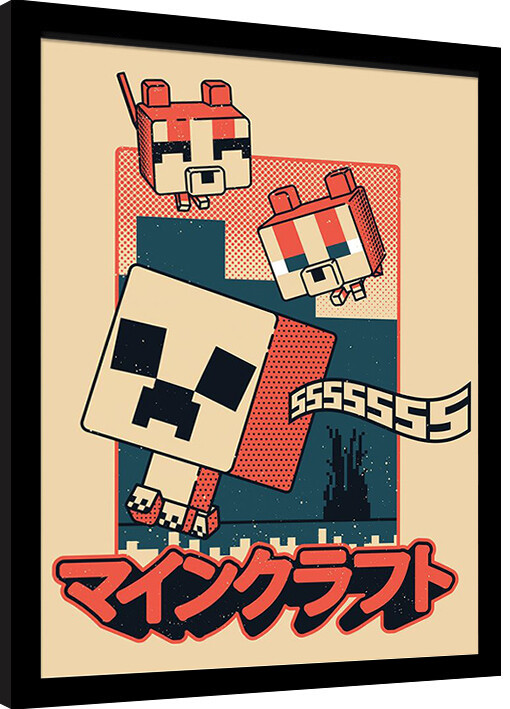 Рамкиран плакат Minecraft - Chibi Comic
